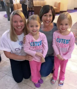 Michelle and her gorgeous twins